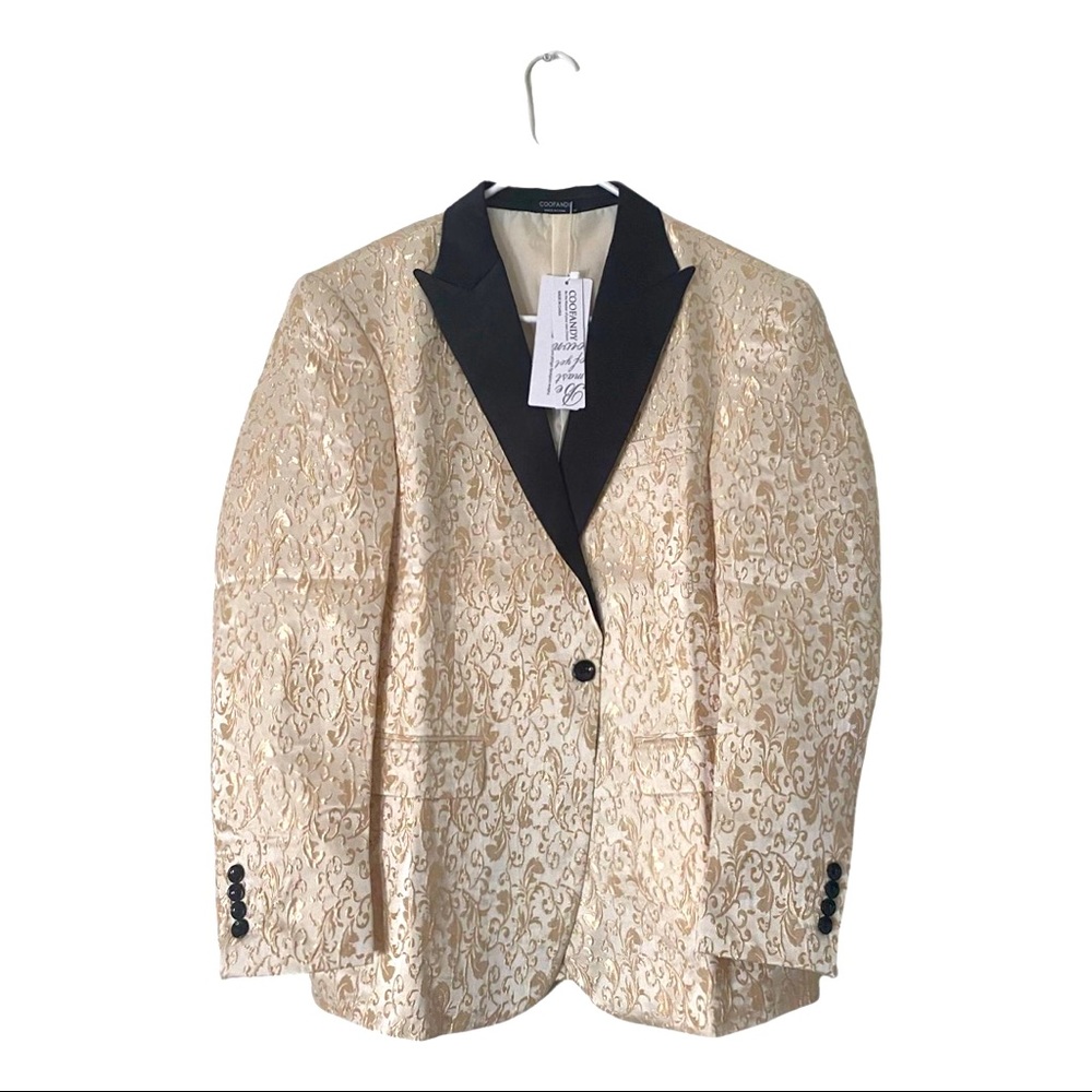 Mens Floral Tuxedo Jacket